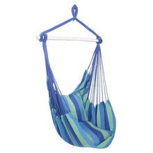 Load image into Gallery viewer, Safe Beige Hanging Hammock Chair Swing Rope Outdoor Indoor Bar Garden Seat Lazy Chair Collapsible Garden No Sticks Dropshipping